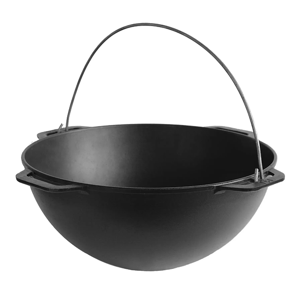 Фото - Казан Brizoll KA10-3 Азiя 10 л, азiатський з кришкою-сковородою гриль