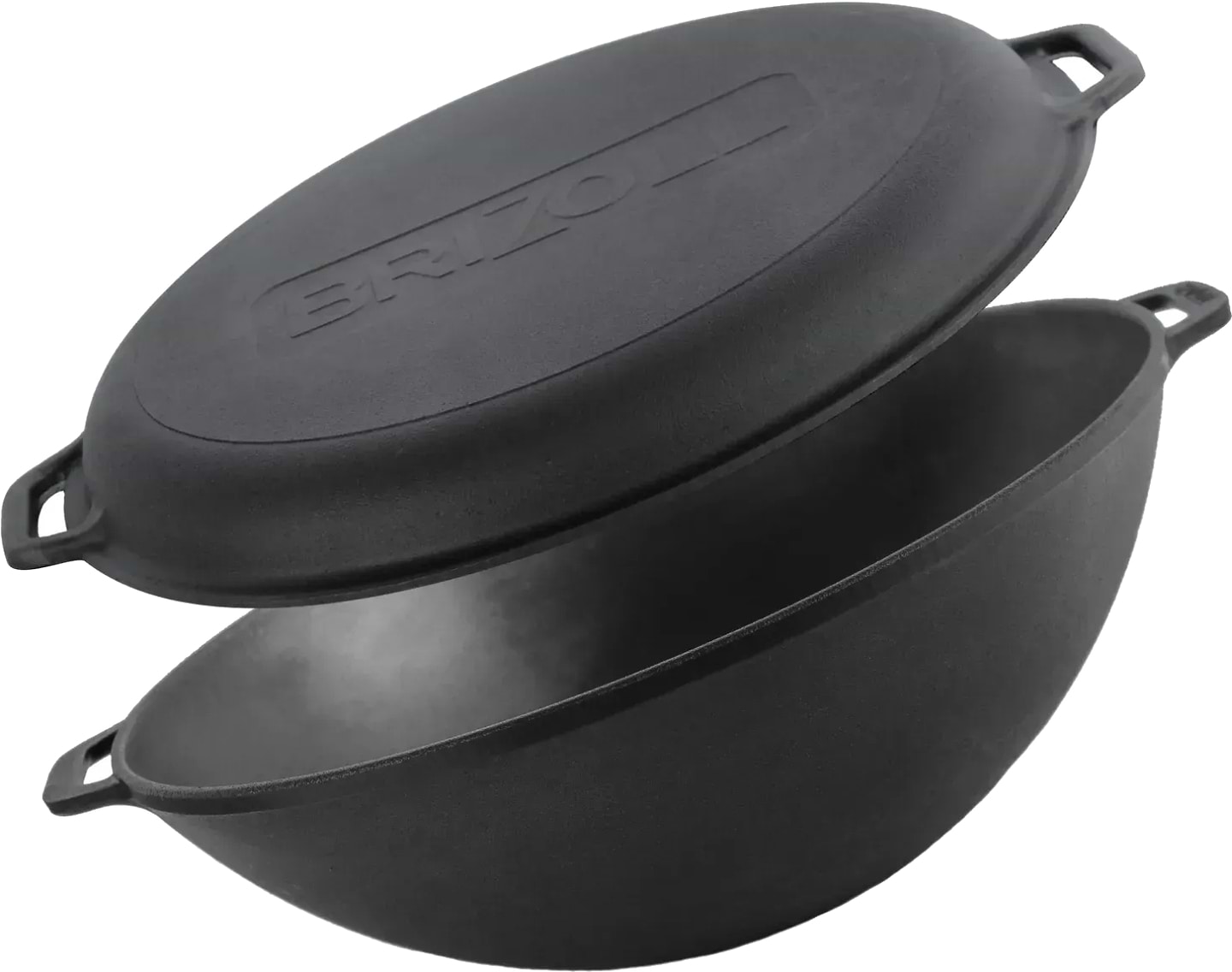 Котел Brizoll W36-2 WOK 8 л, с крышкой-сковородкой