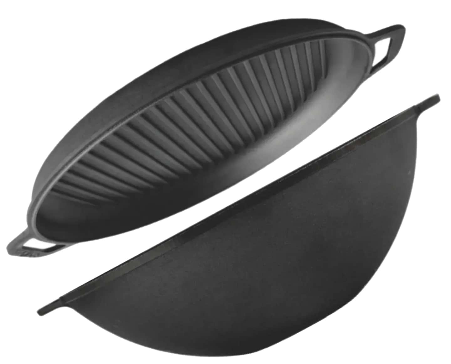 Казан Brizoll W36-3 WOK 8 л, з кришкою-сковородою гриль - Фото 1