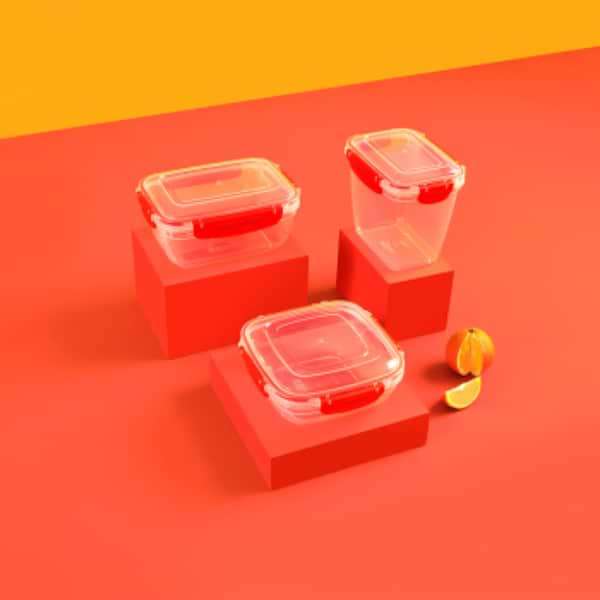 Фото - Ємність для зберігання Dunya 30813-DN-orange Master 1400 мл