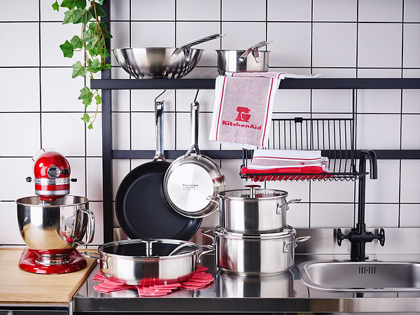Фото - Набор посуды KitchenAid SSS 8 пр. 16/18/20 см, 1,49/2,13/3,11 л, 20+28 см (CC004221-001)