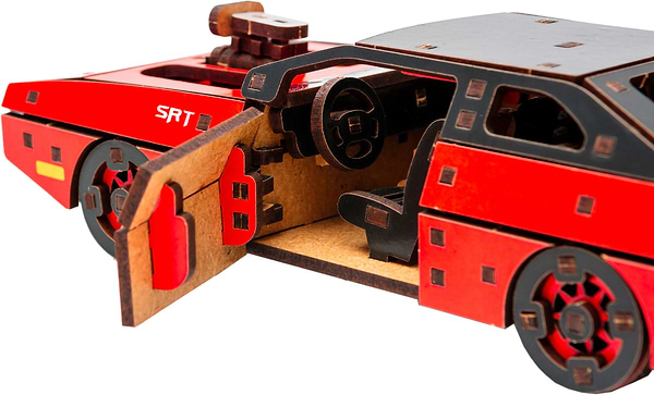 Фото - 3D пазли PuzzleOk "Fast Furous" 125 дет., червоний колір (Puz-62520)