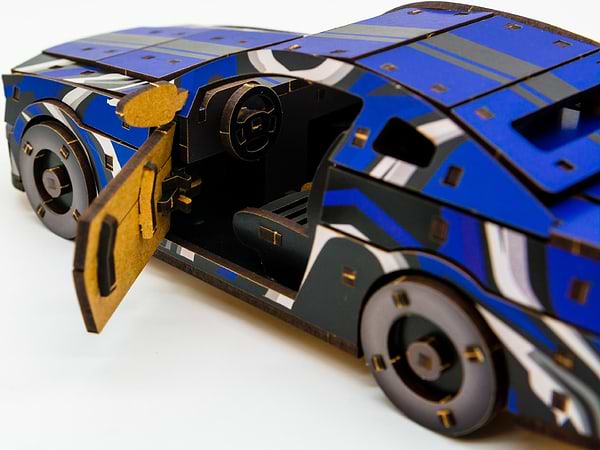 Фото - 3D пазли PuzzleOk "Muscle Car" 162 дет., синій колір (Puz-00642)