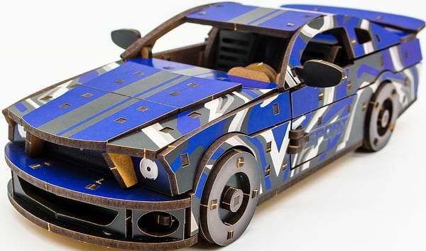 Фото - 3D пазли PuzzleOk "Muscle Car" 162 дет., синій колір (Puz-00642)