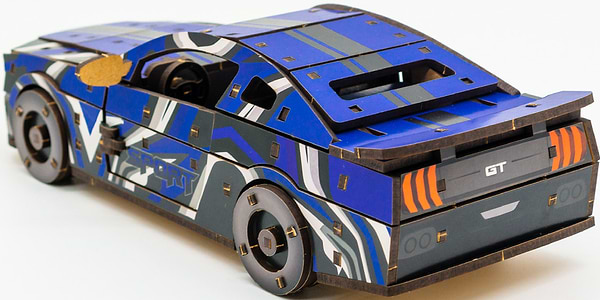 Фото - 3D пазли PuzzleOk "Muscle Car" 162 дет., синій колір (Puz-00642)