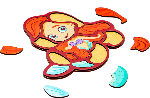 Фото - Пазлы (3-4 года) PuzzleOk Сборник "Русалка" (Puz-22965)