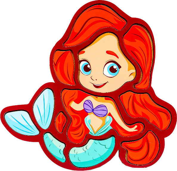 Фото - Пазлы (3-4 года) PuzzleOk Сборник "Русалка" (Puz-22965)