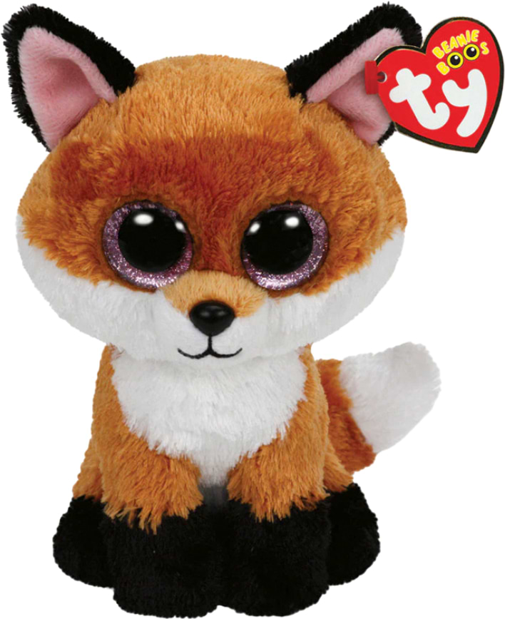Мягкая игрушка глазастик TY Beanie boo's Лис Meadow 25 см (38012)