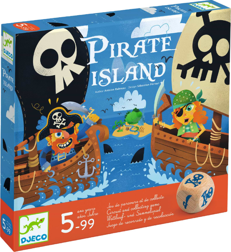 Настольная игра (5-7 лет) Djeco Пиратский остров (DJ08595)