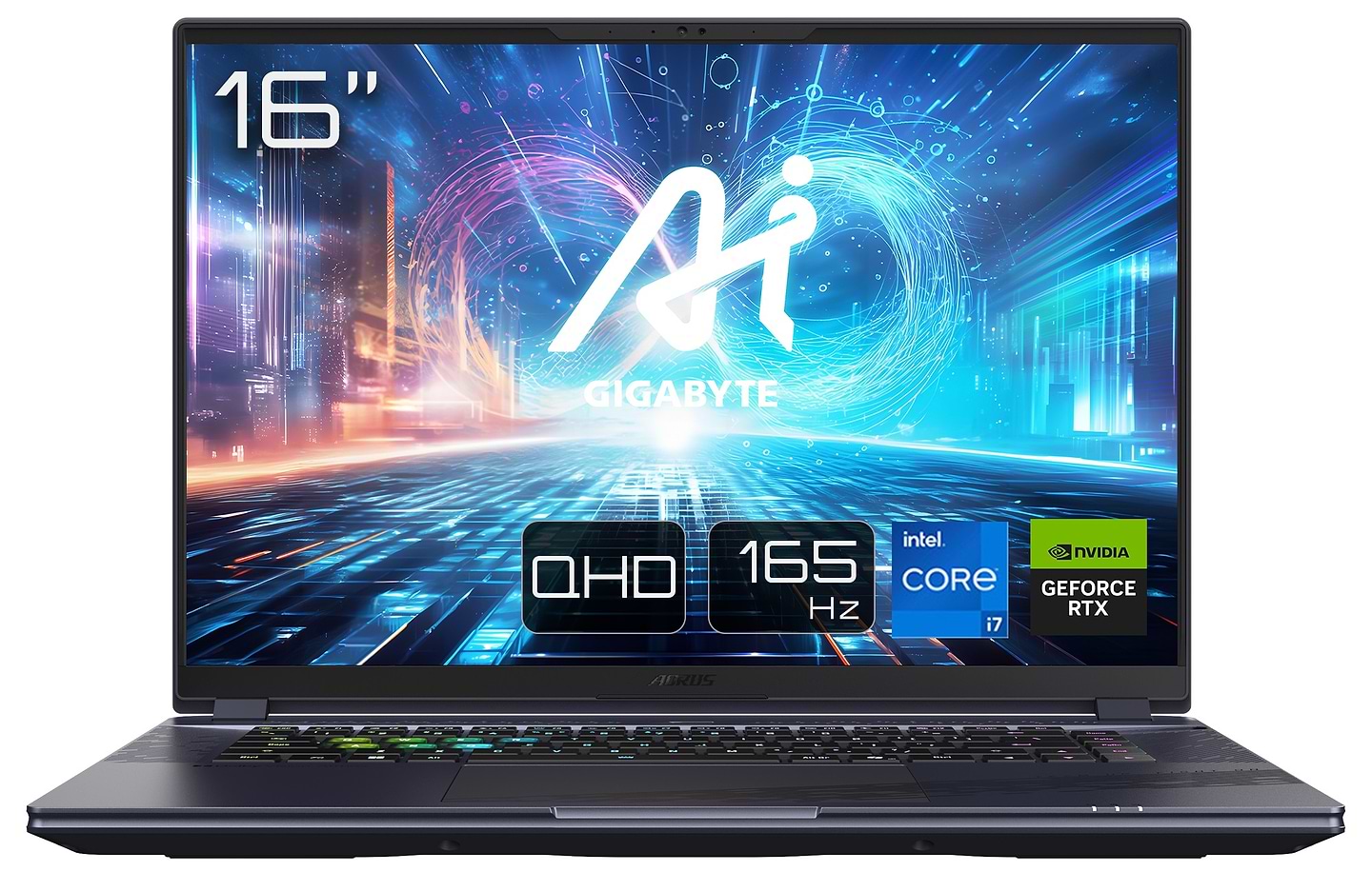 Ноутбук игровой Gigabyte Aorus 16X ASG 2024 (AORUS 16X ASG-53UAC54SD) Midnight Gray - Фото 1