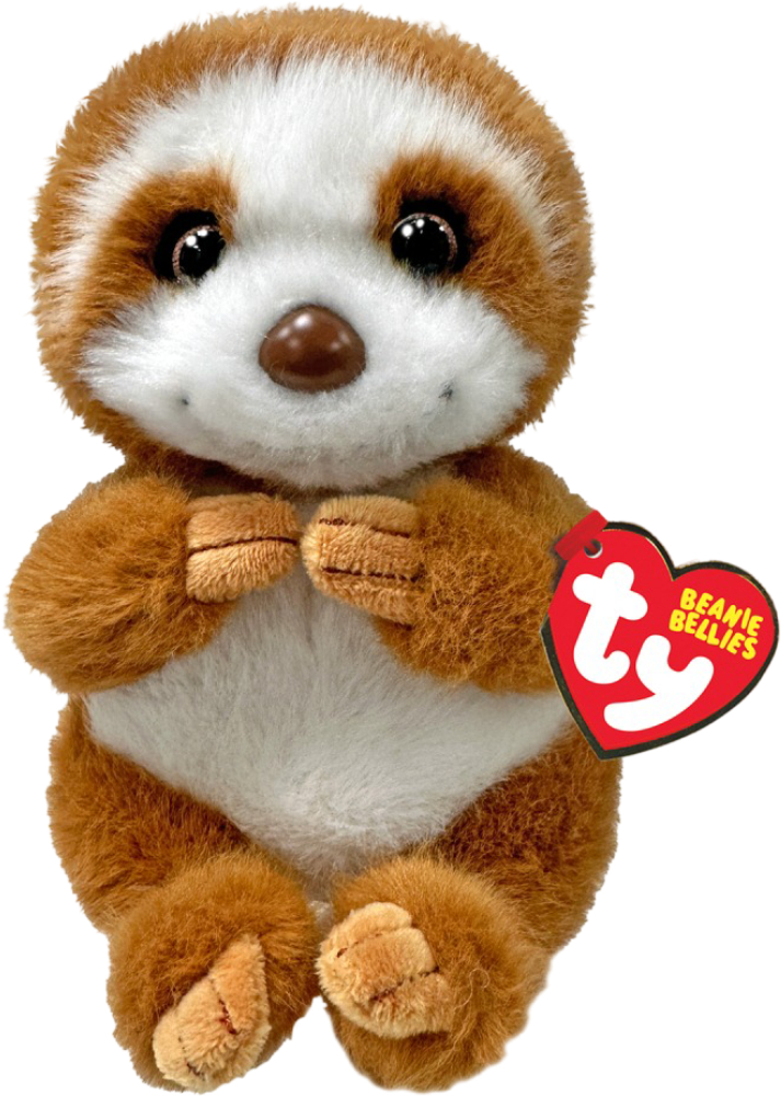 Мягкая игрушка глазастик TY Beanie Bellies Ленивец 15 см STELLA (41511)