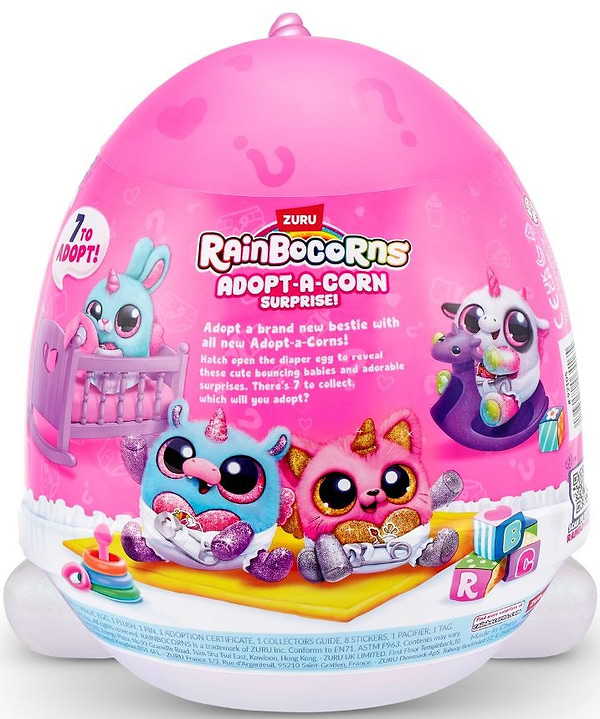 Фото - М'яка іграшка-сюрприз Rainbocorns A серія ADOPT-A-CORNSURPRISE (92105A)