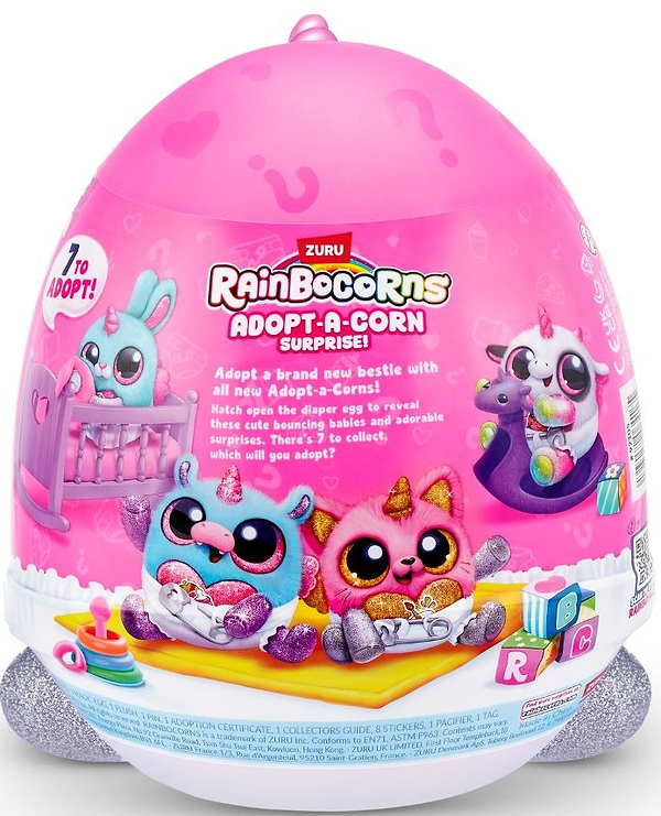 Фото - М'яка іграшка-сюрприз Rainbocorns B серія ADOPT-A-CORNSURPRISE (92105B)