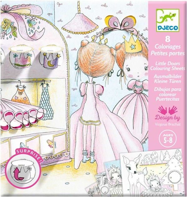 Фото - Набір для малювання Djeco Маленькі віконця Пупі (DJ09699)