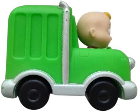 Фото - Базовый игровой транспорт для малыша CoComelon Mini Vehicles Green Trash Truck Зеленый мусоровоз (CMW0014)