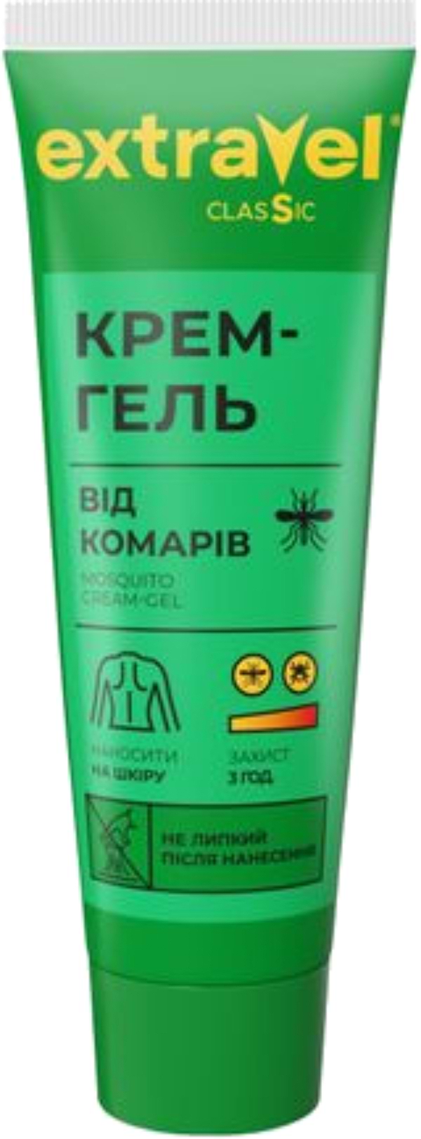 Фото - Крем від комах Extravel Classic гель, 60 мл Фото - Крем від комах Extravel Classic гель, 60 мл