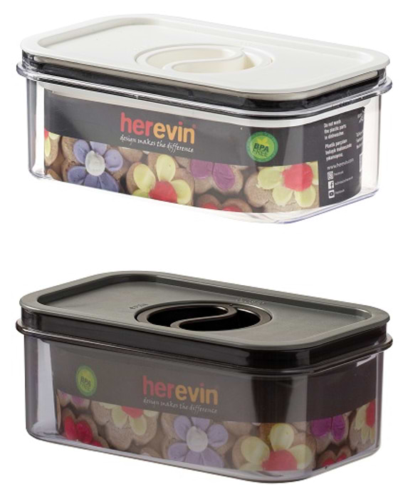 Фото - Емкость для хранения Herevin Canister-Vacuum Lid-White-Black 0.6 л (161174-000) Фото - Емкость для хранения Herevin Canister-Vacuum Lid-White-Black 0.6 л (161174-000)