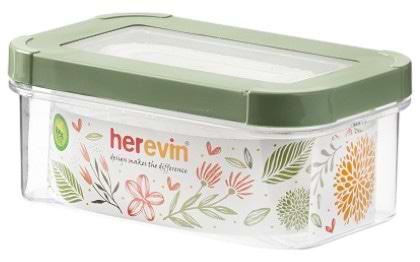 Ємність для зберігання Herevin Storage Canister-Green-Peach 0.6 л (161211-100) - Фото 1