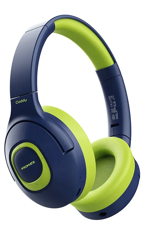 Фото - Наушники накладные беспроводные Promate Coddy.Emerald