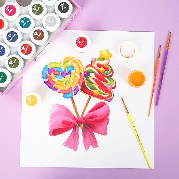 Фото - Фарби YES Pusheen 24 кол. по 20 мл (230404)