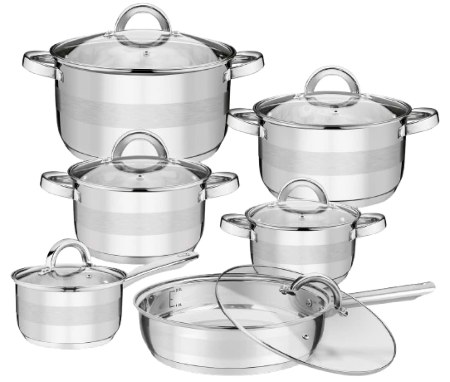 Набір посуду Tadar 12пр. ROGER (LK240332/LKA-046HFOCO-12PC) - Фото 1