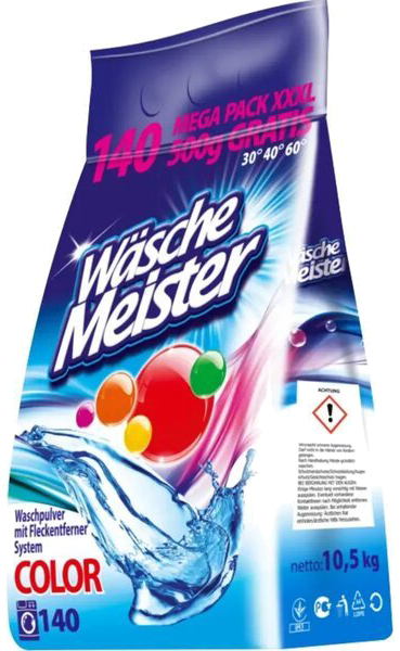 Фото - Стиральный порошок Wasche Meister Color 10,5 кг (4260418930283)