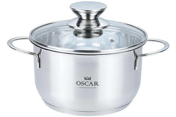 Фото - Каструля OSCAR GALANT 24 см з кришкою (OSR-2004-24)