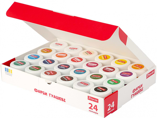 Фото - Краски 1 Вересня Classic 24 кол. 20 мл (230399)