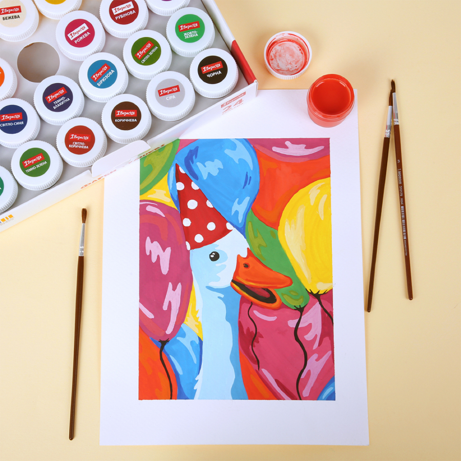 Фото - Краски 1 Вересня Classic 24 кол. 20 мл (230399)