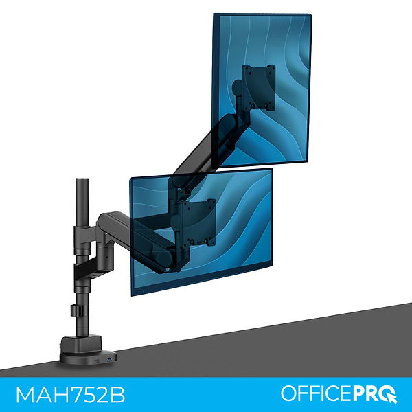 Фото - Крепление настольное OfficePro MAH752B 24-57" 2-27 кг Black