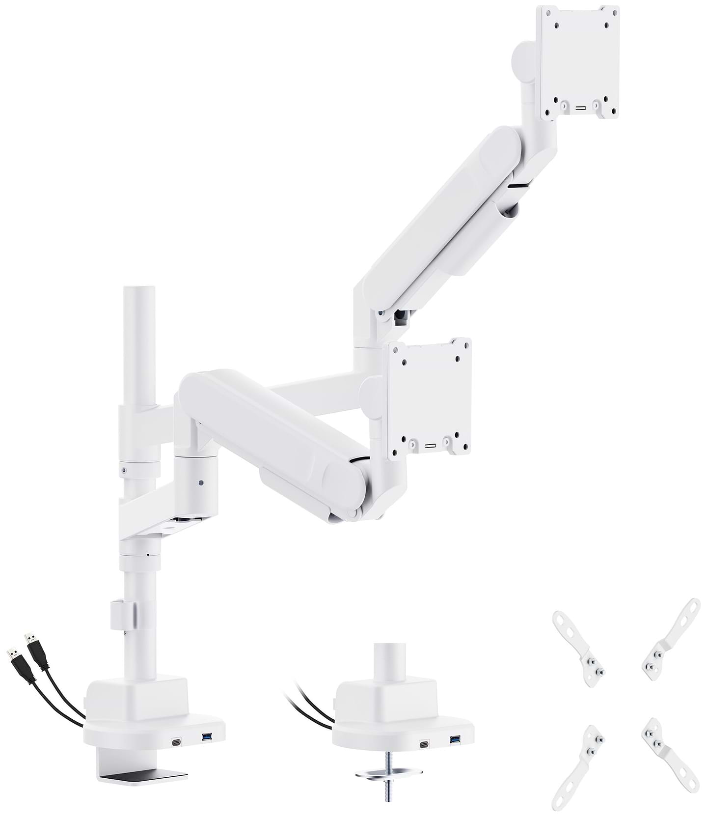 Крепление настольное OfficePro MAH752W White - Фото 1