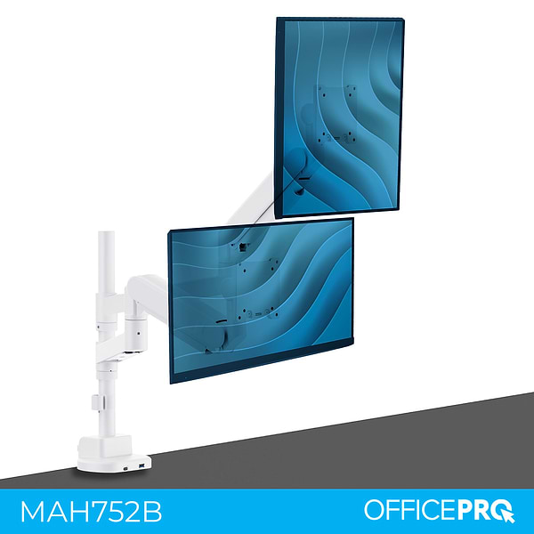 Фото - Кріплення настільне OfficePro MAH752W White