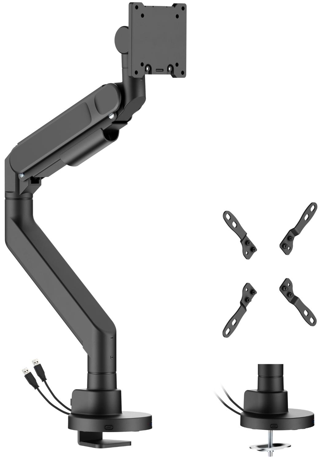 Крепление настольное OfficePro MAH821B Black - Фото 1