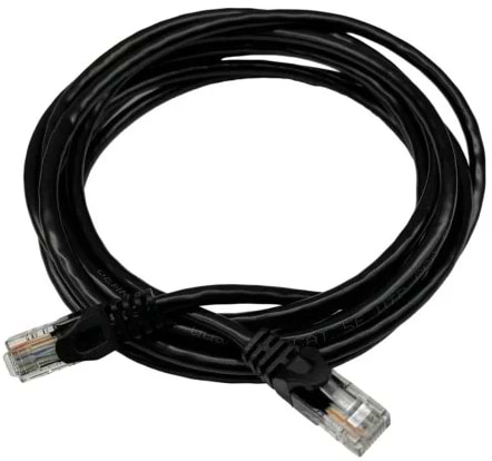 Фото - Кабель патч-корд GEAR CAT.5E UTP CCA 24AWG 0.5m Black (GPC-UTPCCARJ45-0.5B)