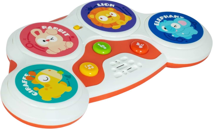 Інтерактивний гаджет Baby Team «Музичний центр», (8656_помаранчевий)