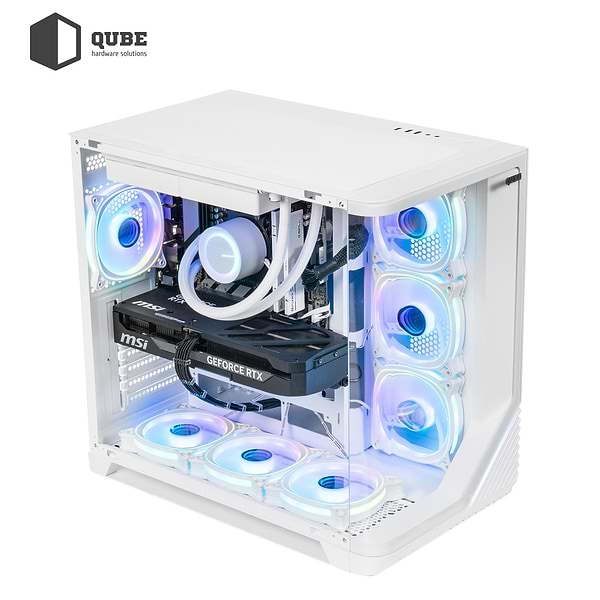Фото - Системный блок QUBE QB Ryzen 7 9700X RTX 5060 Ti 8GB MRGw 641010 (Ryzen79700XRTX5060TI8GBMRGw641010)