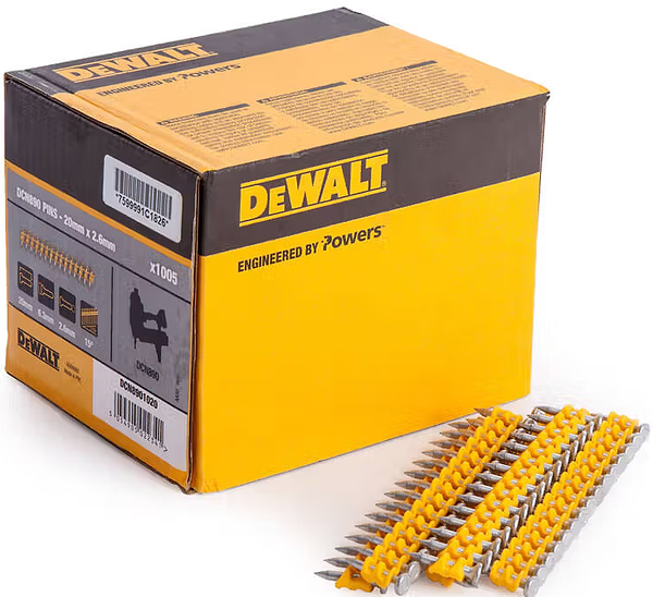 Фото - Гвозди DeWALT 2,6 мм 1005 шт. (DCN8901030)