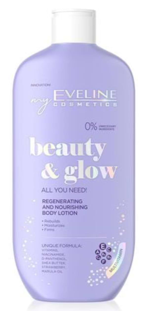 Фото - Лосьйон для тіла EVELINE для тіла регенеруючий живильний Beauty & Glow 350 мл (5903416040545) Фото - Лосьйон для тіла EVELINE для тіла регенеруючий живильний Beauty & Glow 350 мл (5903416040545)
