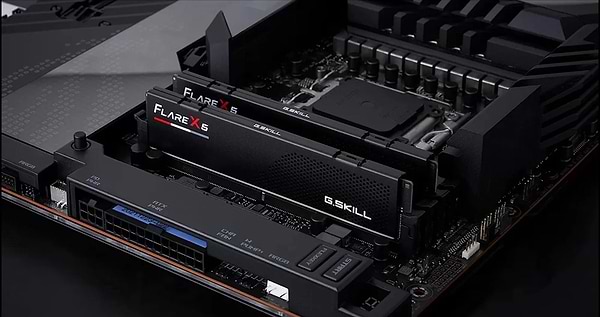 Фото - Память DDR G.Skill Flare X5 Black DDR5-5200 32GB (2x16GB) AMD EXPO CL40-40-40-83 1.10V (F5-5200J4040A16GX2-FX5)