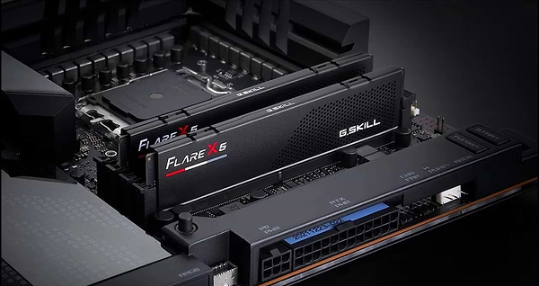 Фото - Память DDR G.Skill Flare X5 Black DDR5-5200 32GB (2x16GB) AMD EXPO CL40-40-40-83 1.10V (F5-5200J4040A16GX2-FX5)