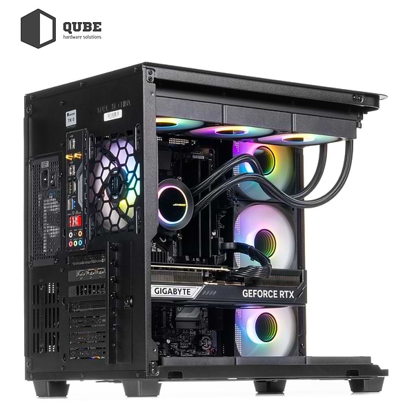 Фото - Системний блок QUBE QB Core Ultra 9 285KF RTX 5070 Ti 16GB TK3B 322020 (CoreUltra9285KFRTX5070TI16GBTK3B322020)