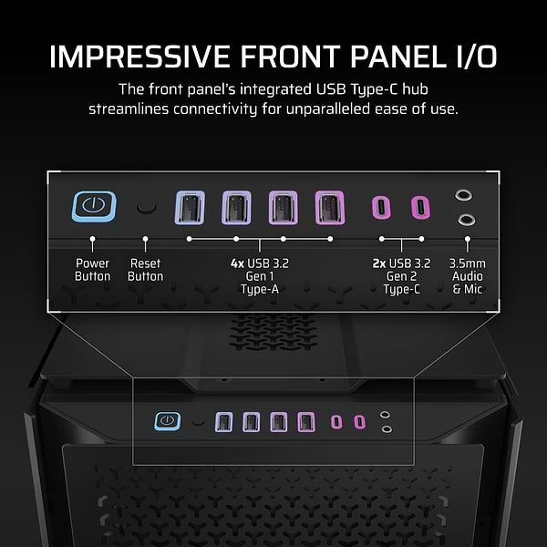 Фото - Корпус Corsair Obsidian 9000D RGB Airflow Black (CC-9011273-WW)