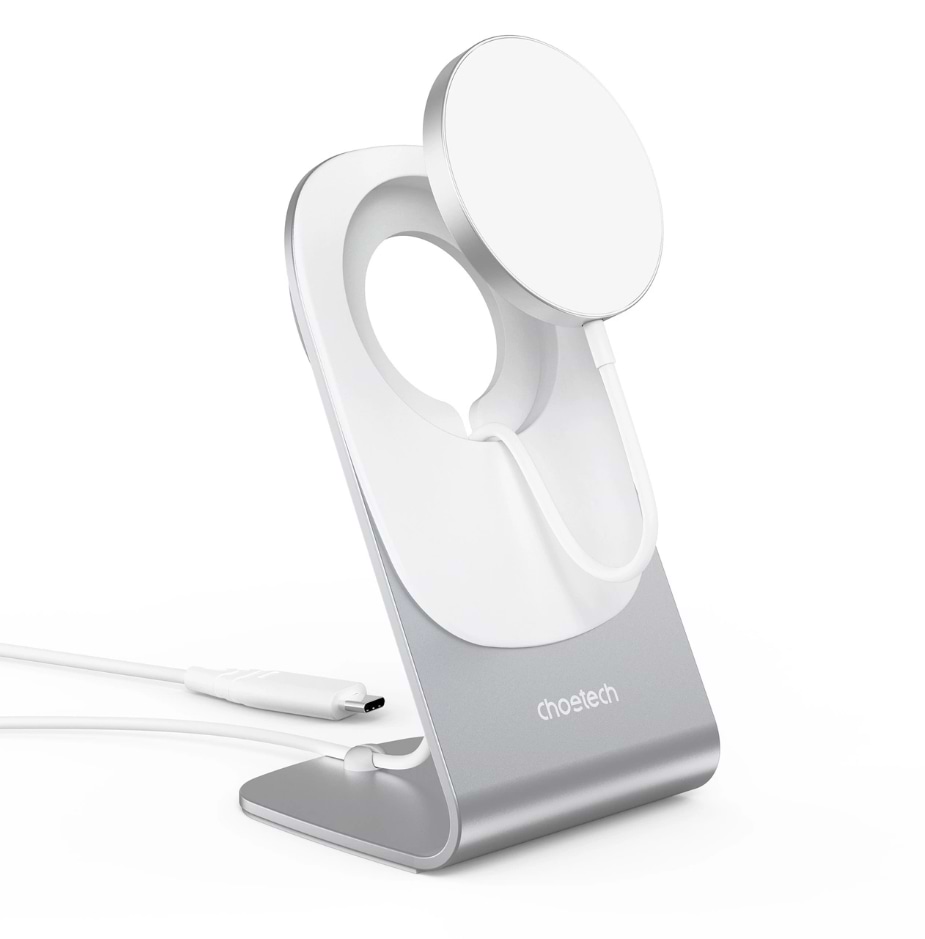Бездротовий зарядний пристрій Choetech T518-F 15W + підставка-тримач