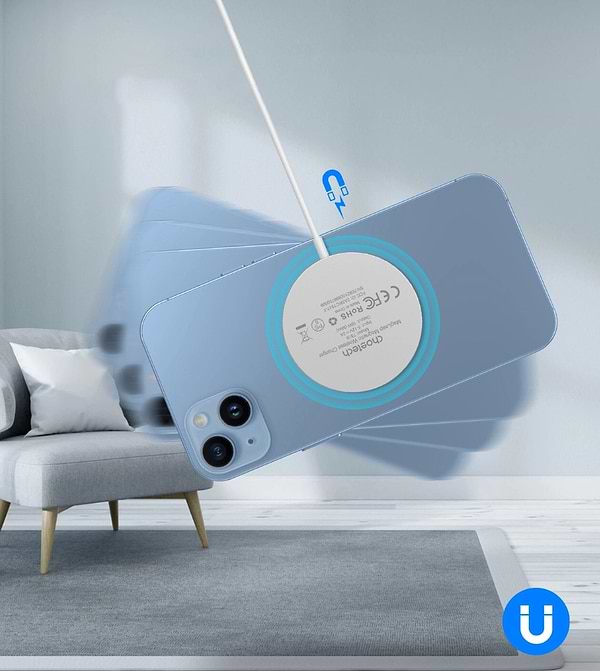 Фото - Беспроводное зарядное устройство Choetech T518-F 15W + подставка-держатель