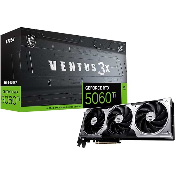 Фото - Відеокарта MSI RTX 5060 Ti 16G VENTUS 3X OC