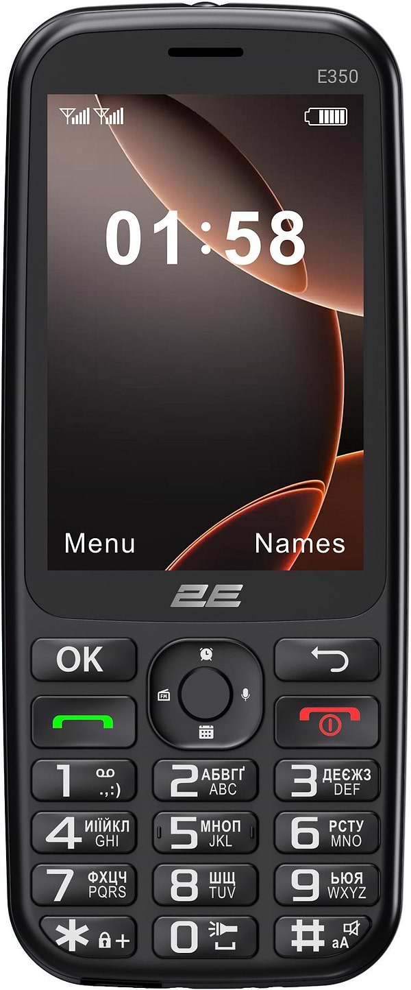 Фото - Мобильный телефон 2E E350 Dual Sim Black