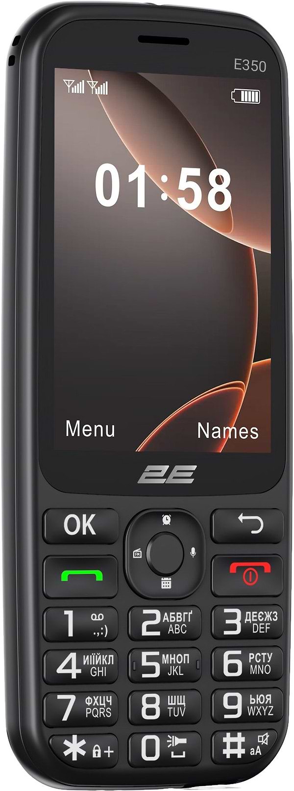 Фото - Мобильный телефон 2E E350 Dual Sim Black