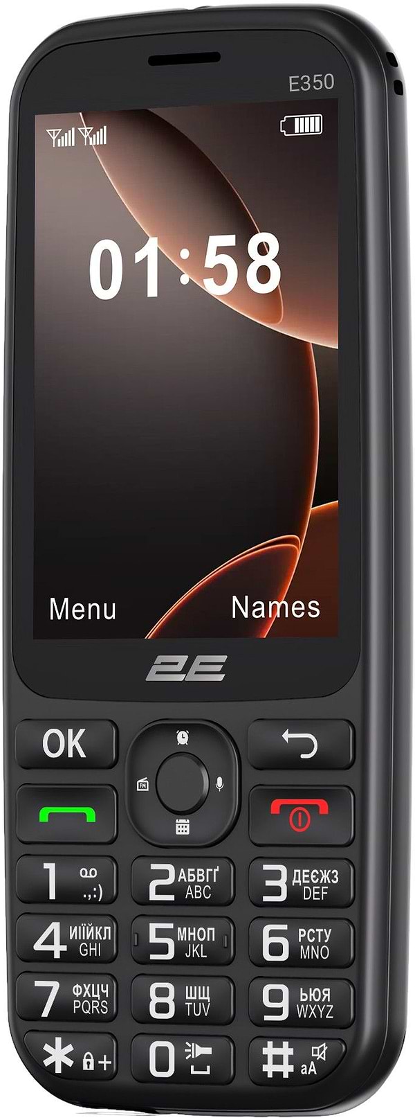Фото - Мобильный телефон 2E E350 Dual Sim Black