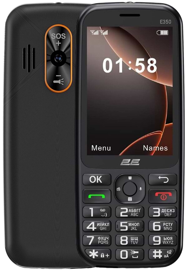 Фото - Мобильный телефон 2E E350 Dual Sim Black
