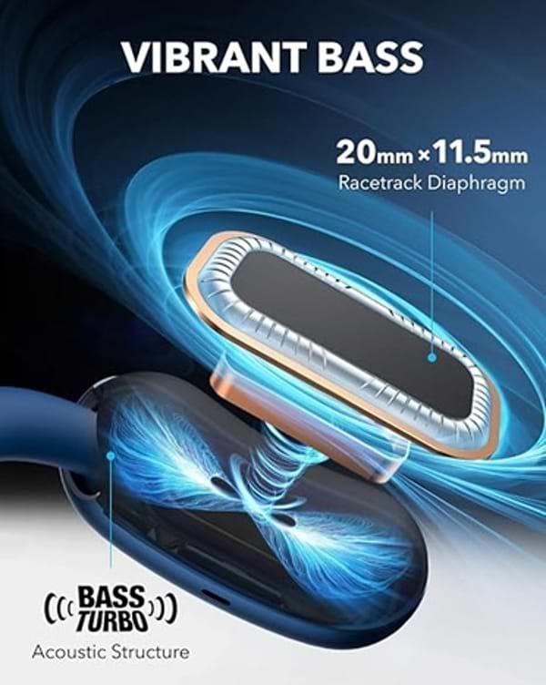 Фото - Навушники вкладиші бездротові TWS Anker SoundСore AeroFit 2 Blue (A3874G31)